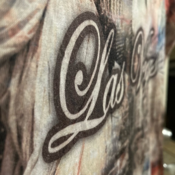 “Las Vegas” soft, lightweight, designed T-shirt women’s size XL 100% polyester - Picture 8 of 14